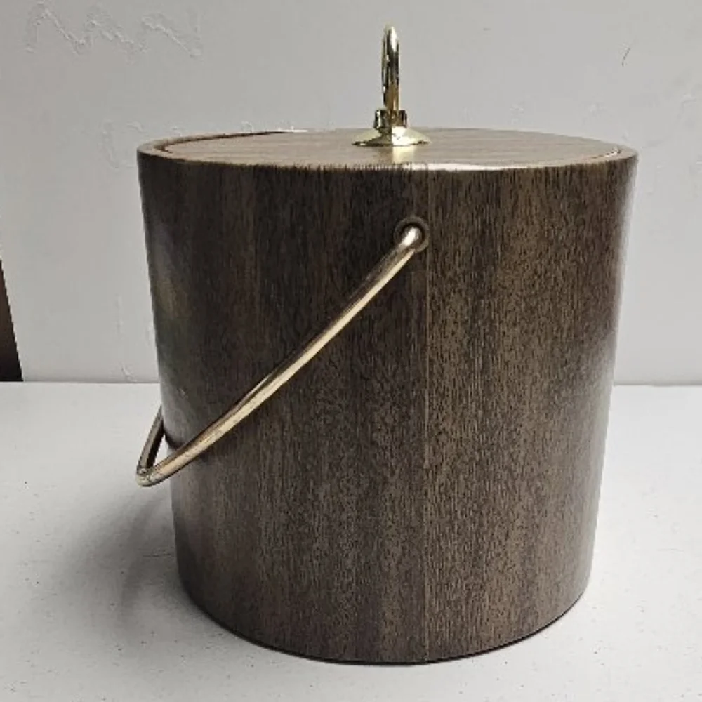 Vintage Insulated Vinyl Ice Bucket